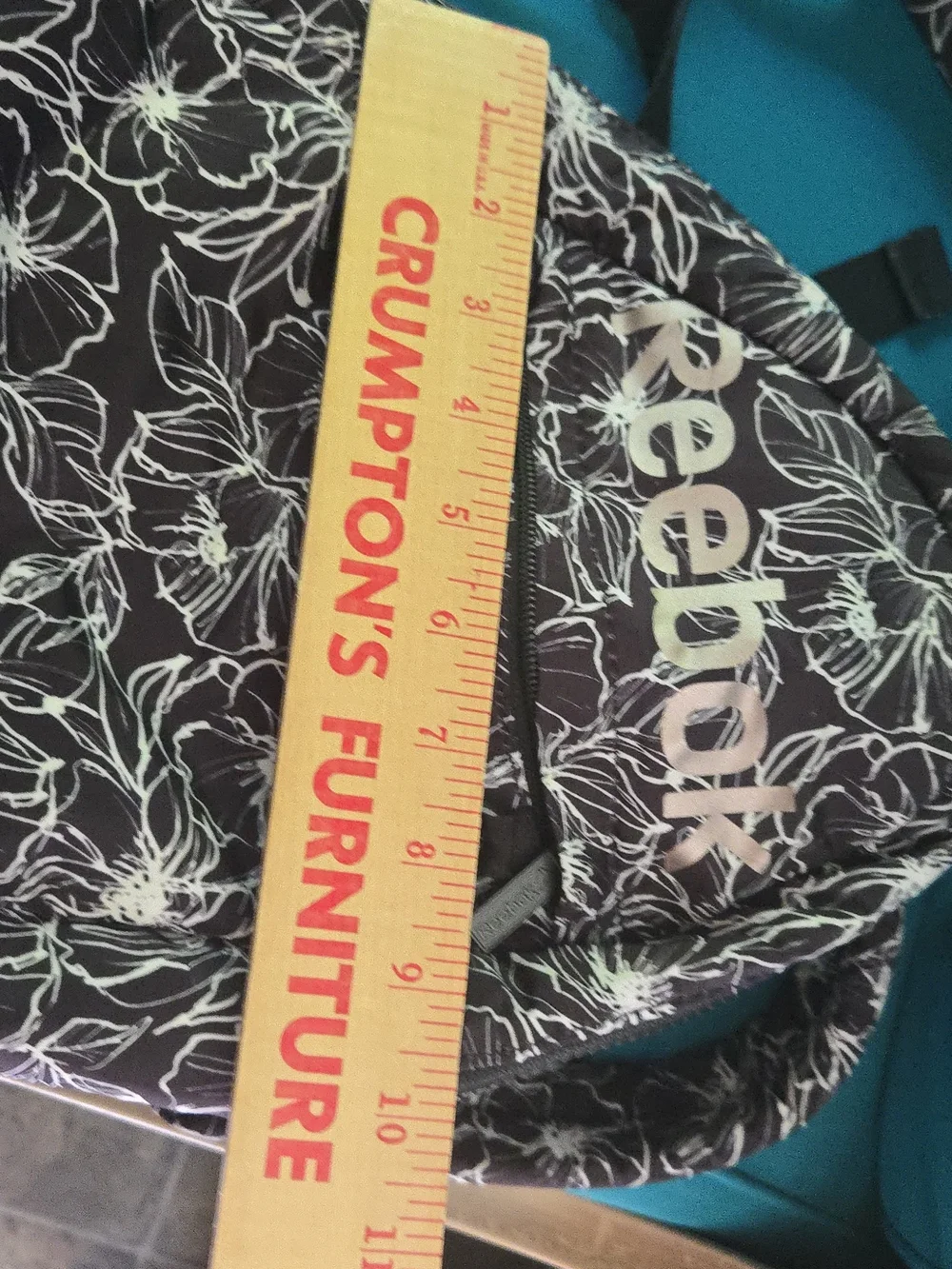 Reebok Kids' Black Floral Backpack